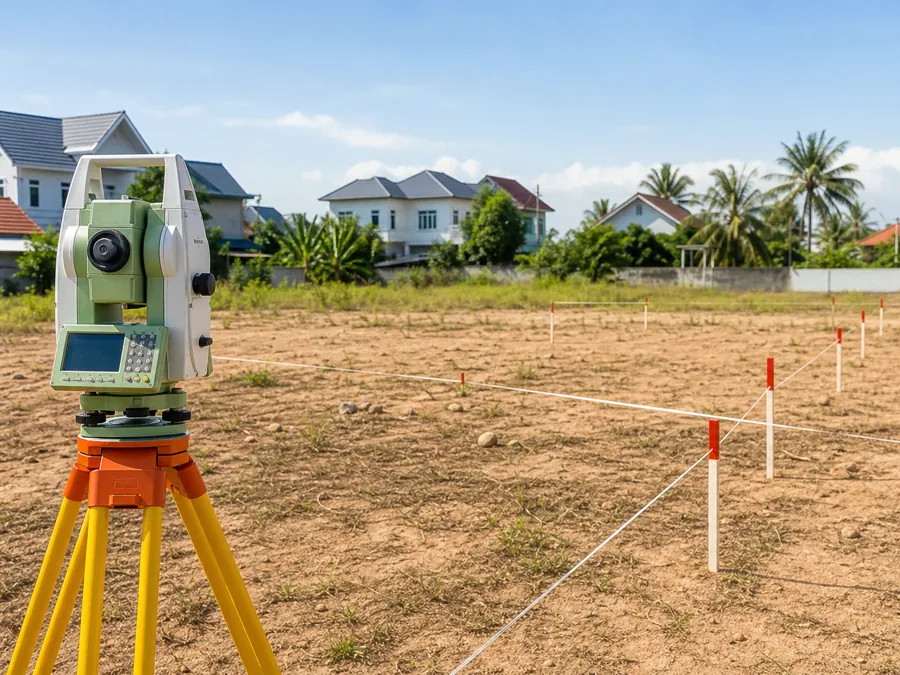 Máy toàn đạc định vị cọc